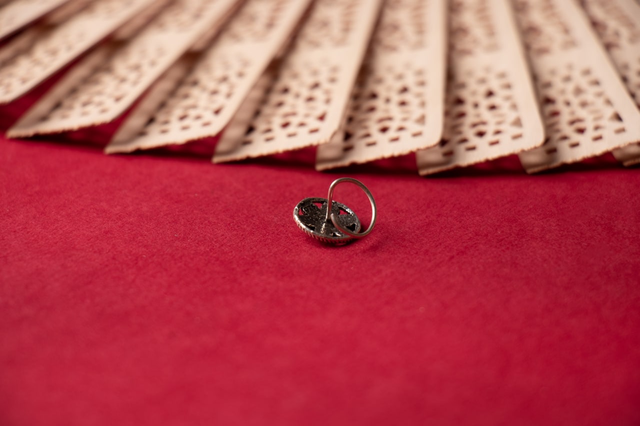 Adya Intricate Flower Nose Ring