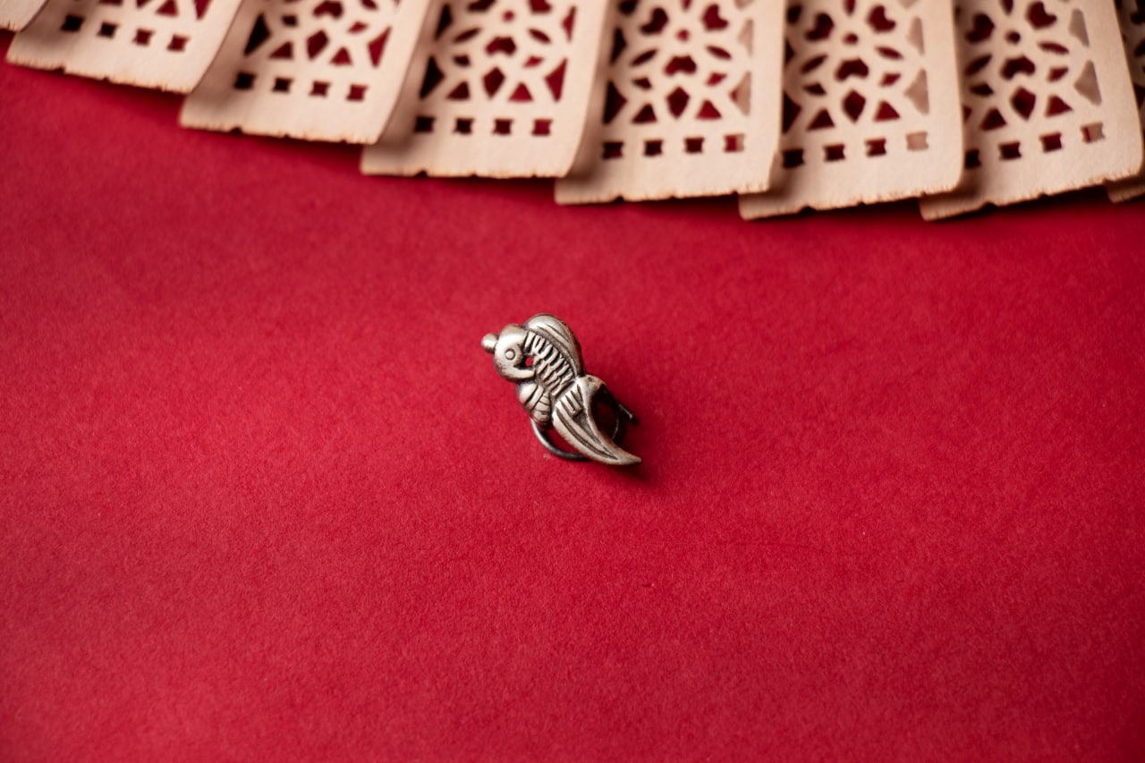 Adya Intricate Parrot Nose Ring
