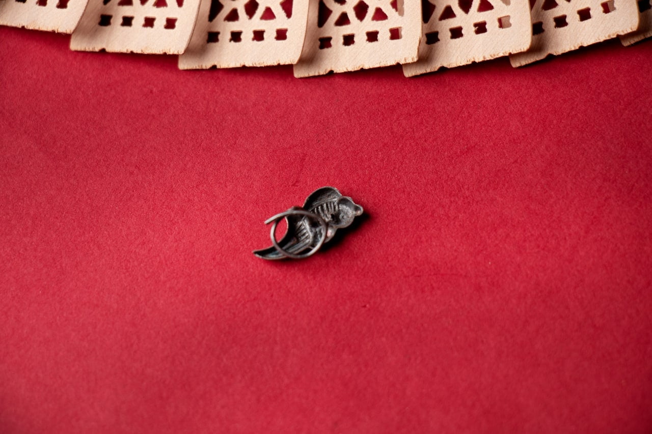 Adya Intricate Parrot Nose Ring