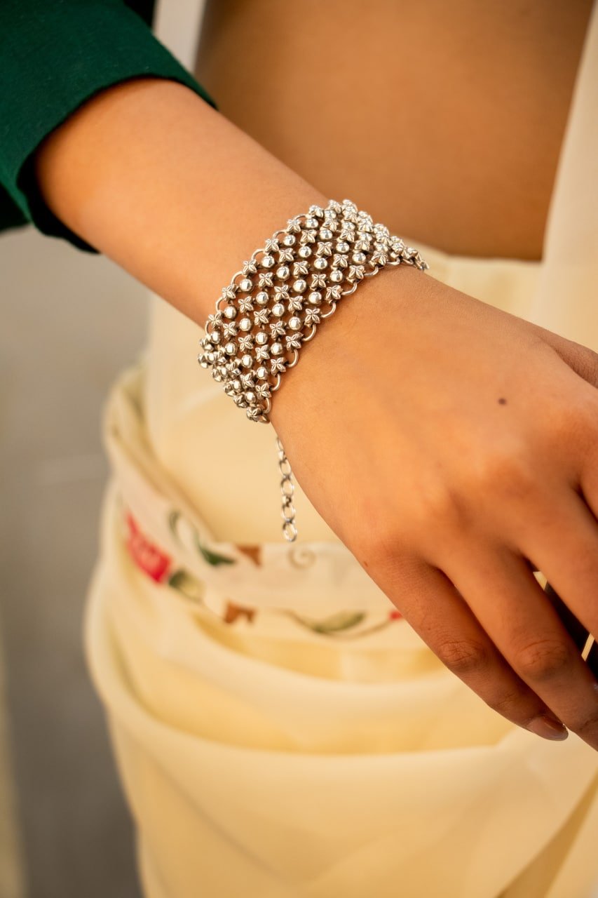 Moh Classic Jali Statement Bracelet