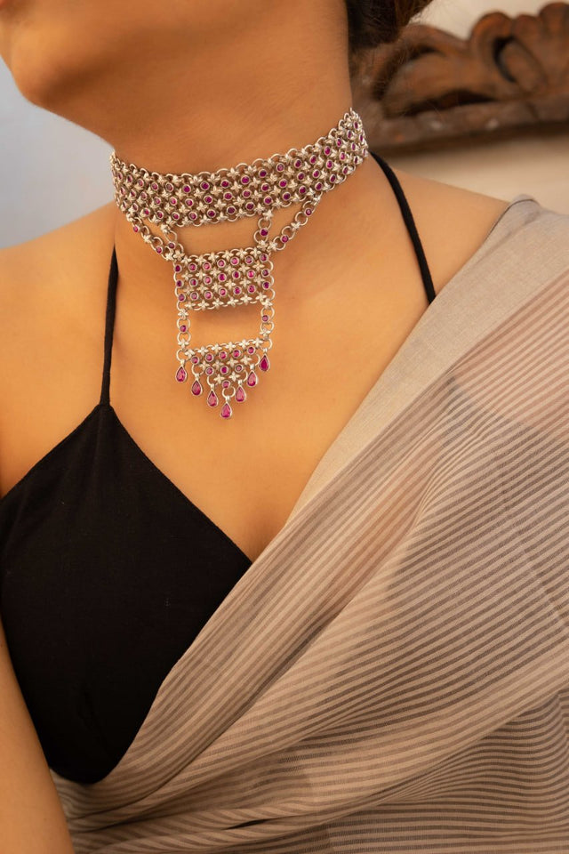 Tattva Raani Jadau Statement Layered Haar