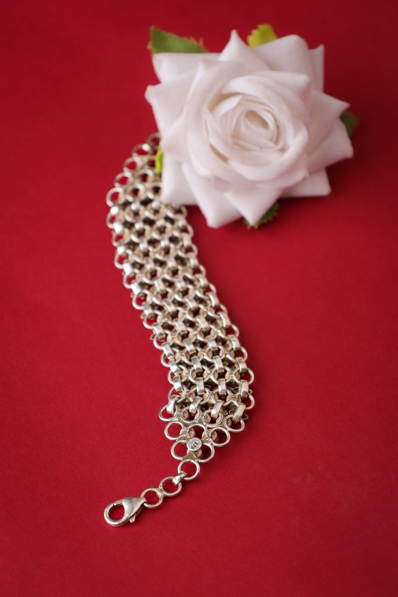 Tattva Raani Jadau Timeless Three Layer Bracelet