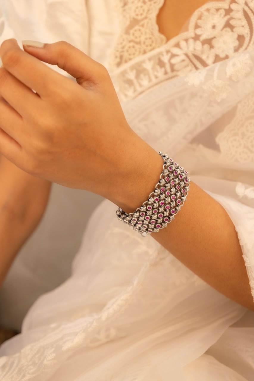 Tattva Raani Jadau Timeless Four Layer Bracelet