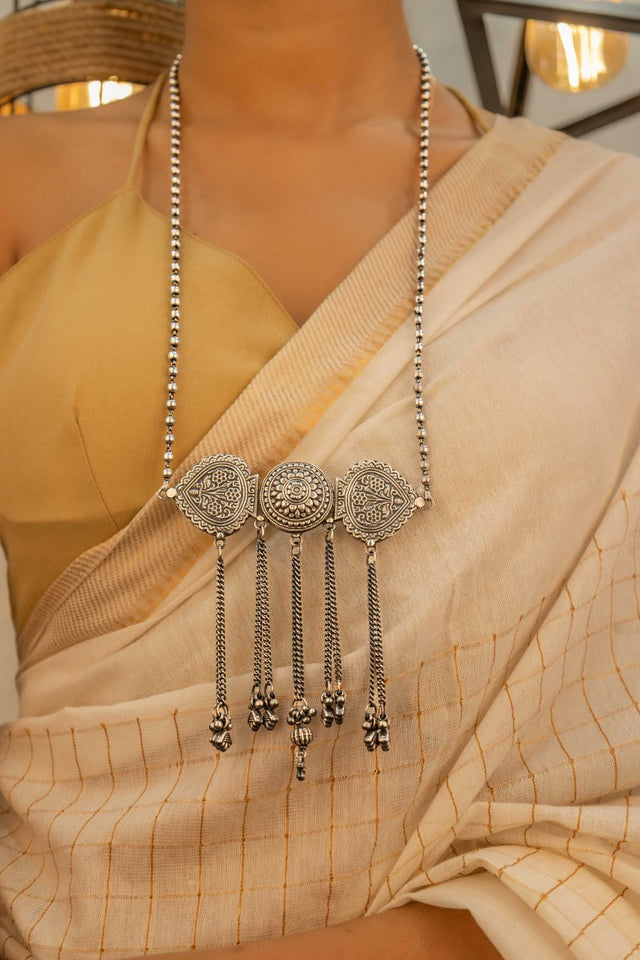 Tattva Tribal Motif Inspired Statement Necklace