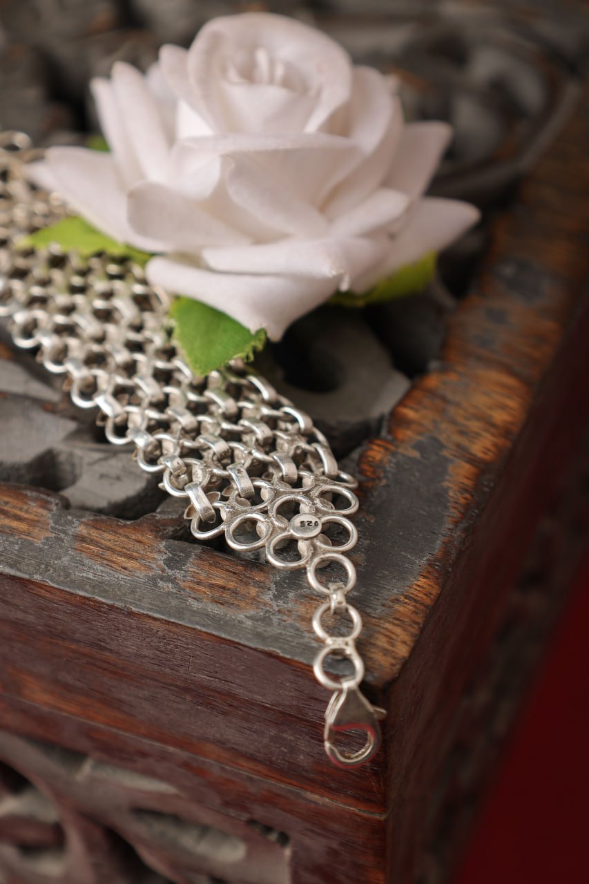 Tattva Turquoise Jadau Timeless Three Layer Bracelet