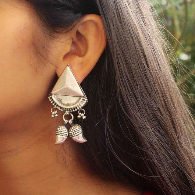 Mizoya Embossed Quirky Earrings