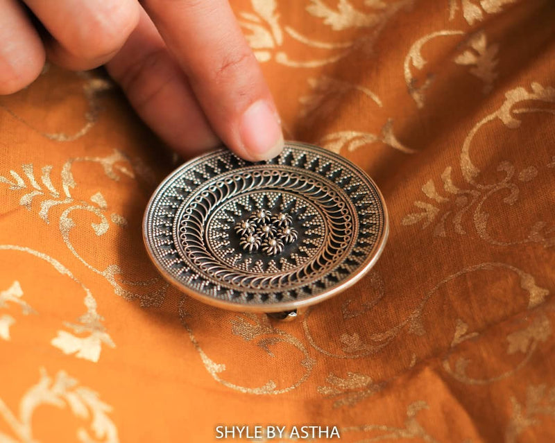 Tattva Intricate Concentric Classic Ring