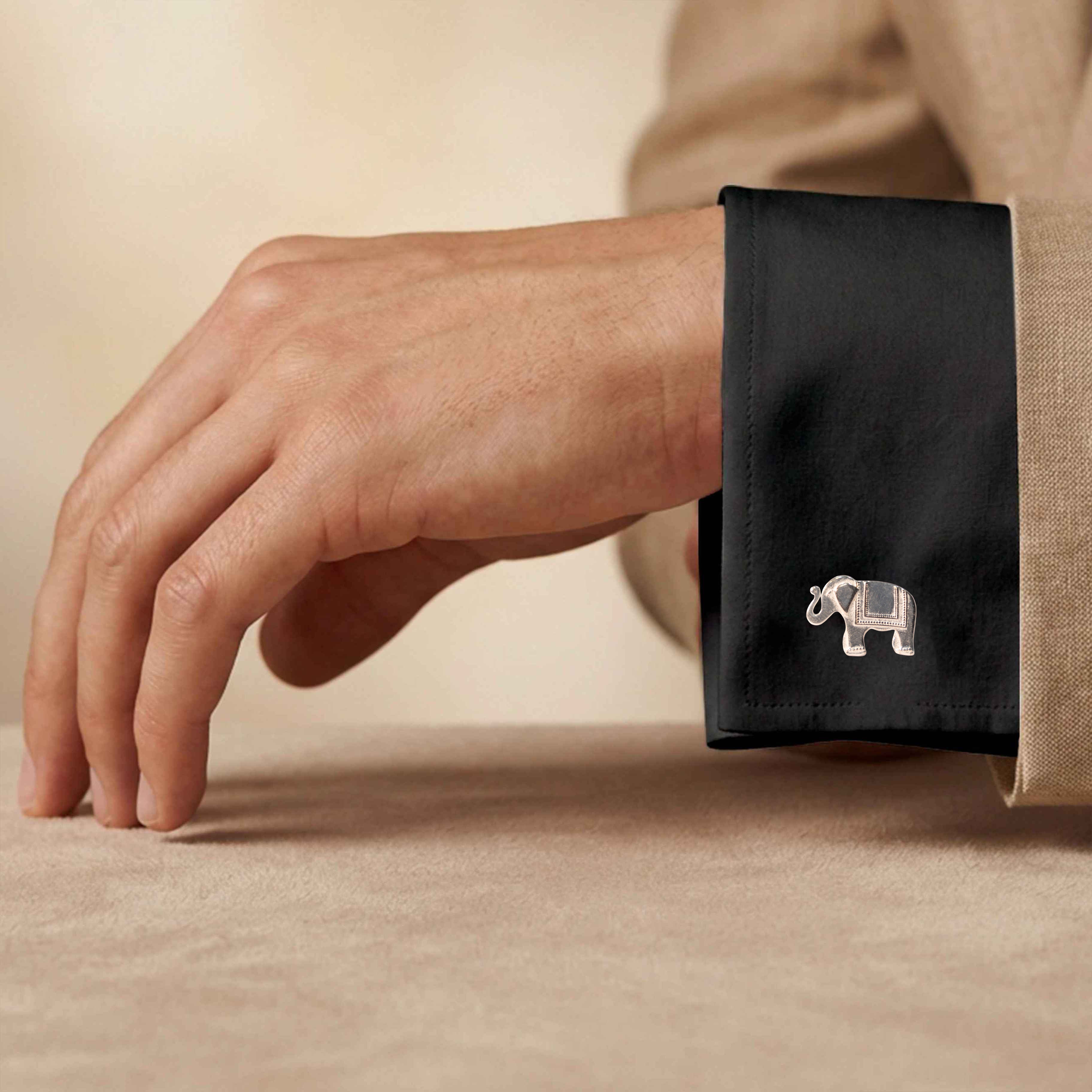 Mizoya Heritage Elephant Cufflink