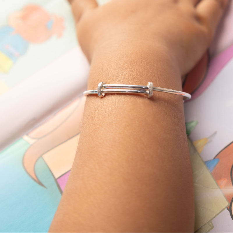 Soft Evil Eye duo Adjustable Baby Kada