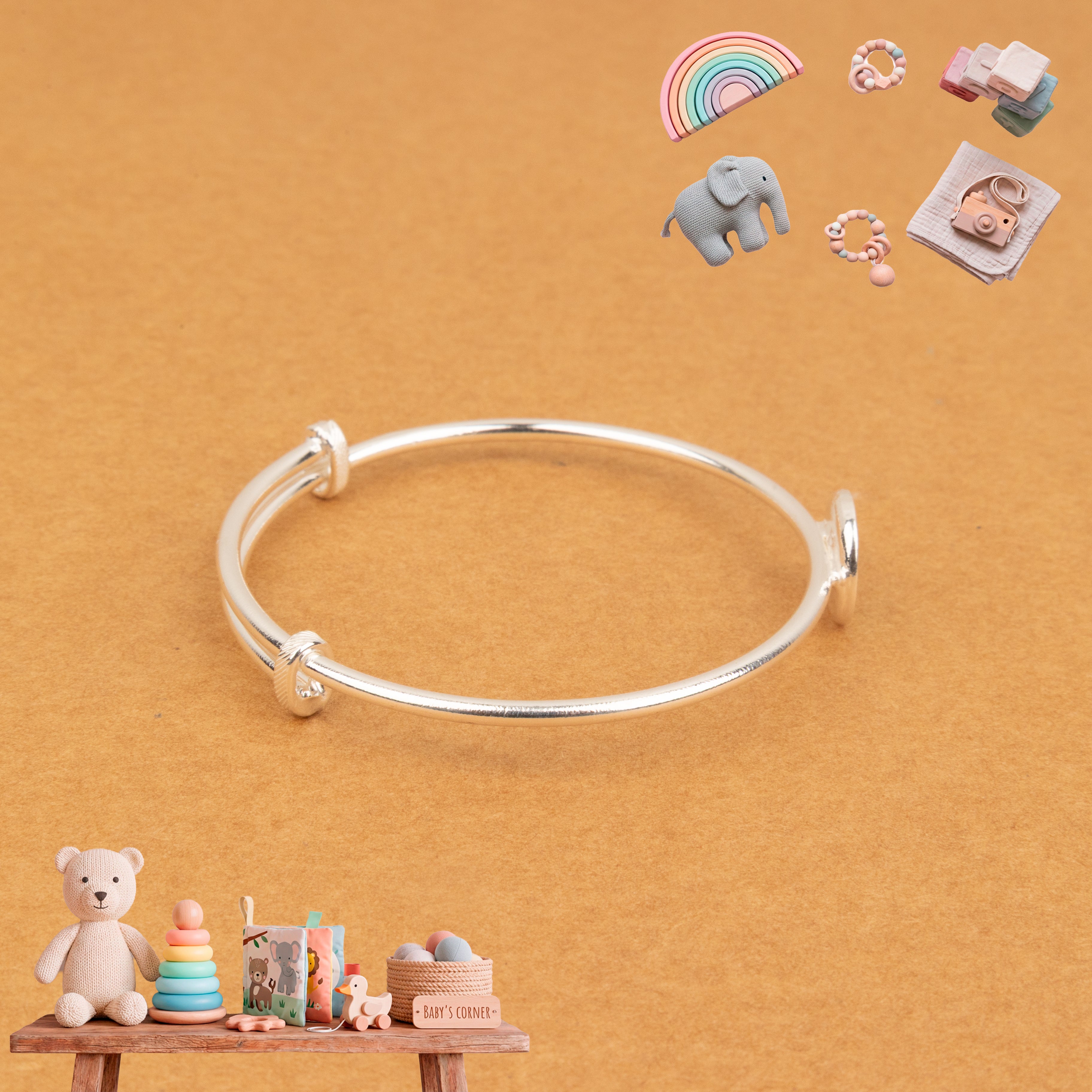 Lemon Zest Adjustable Baby Kada