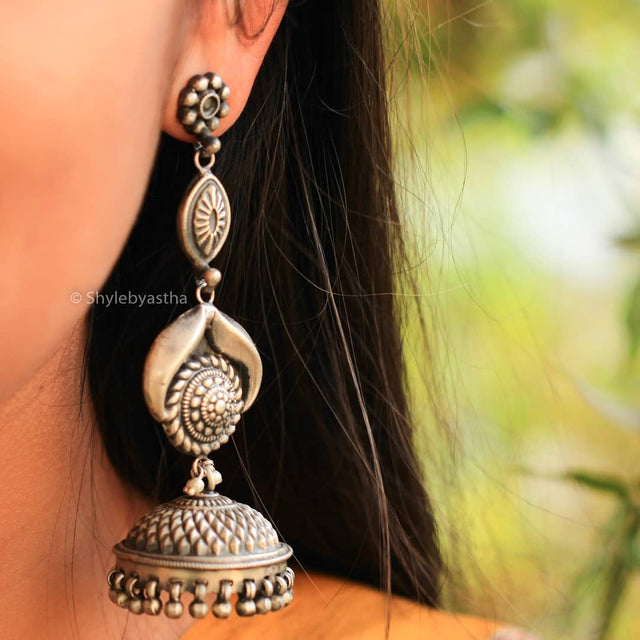 Jhumri Layered Textured Jhumka