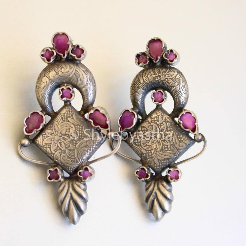 Adya Quirky Silver Studs