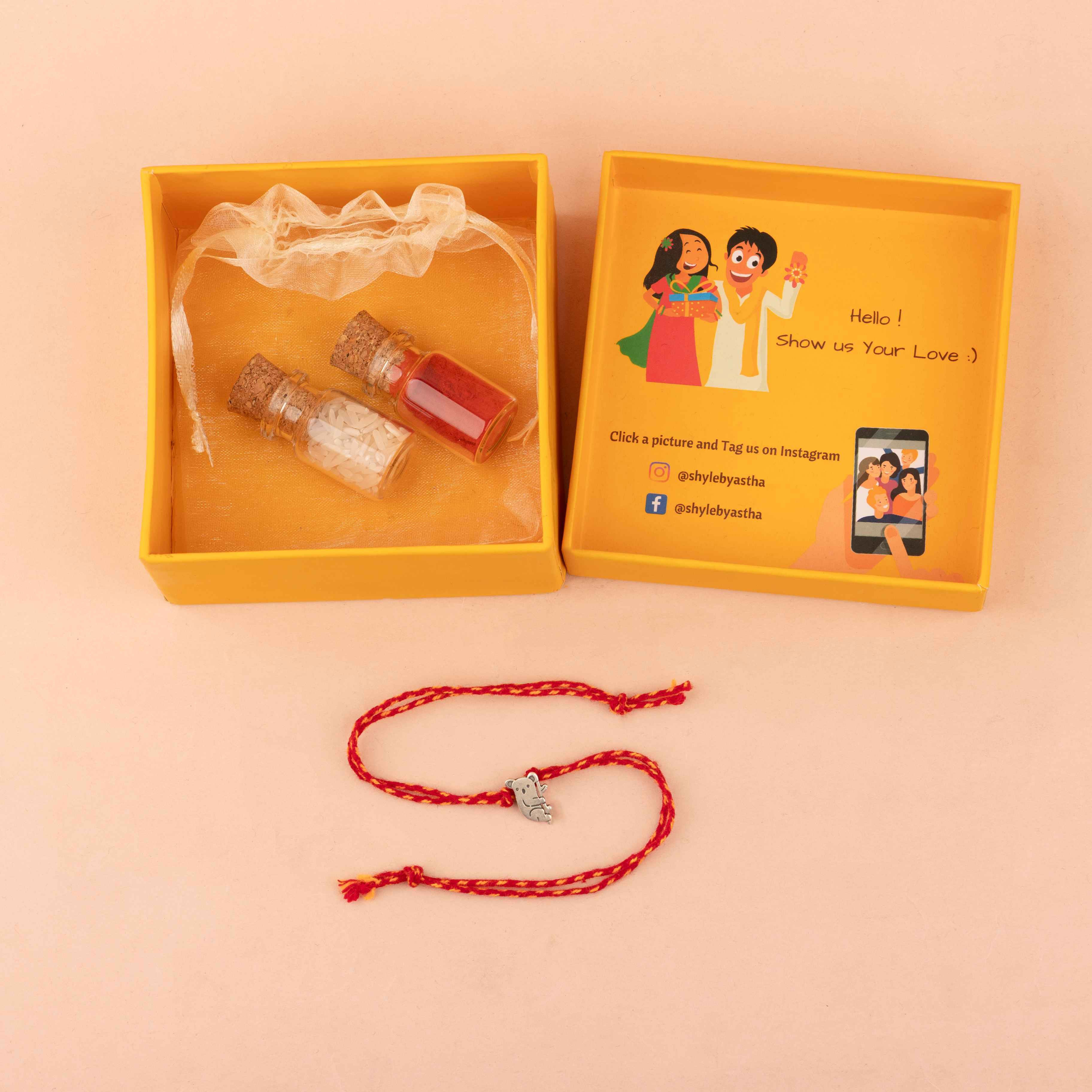 Adya Fine Panda Rakhi