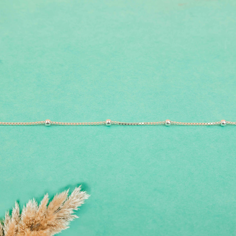 Adya Dainty Bead Chain Anklet