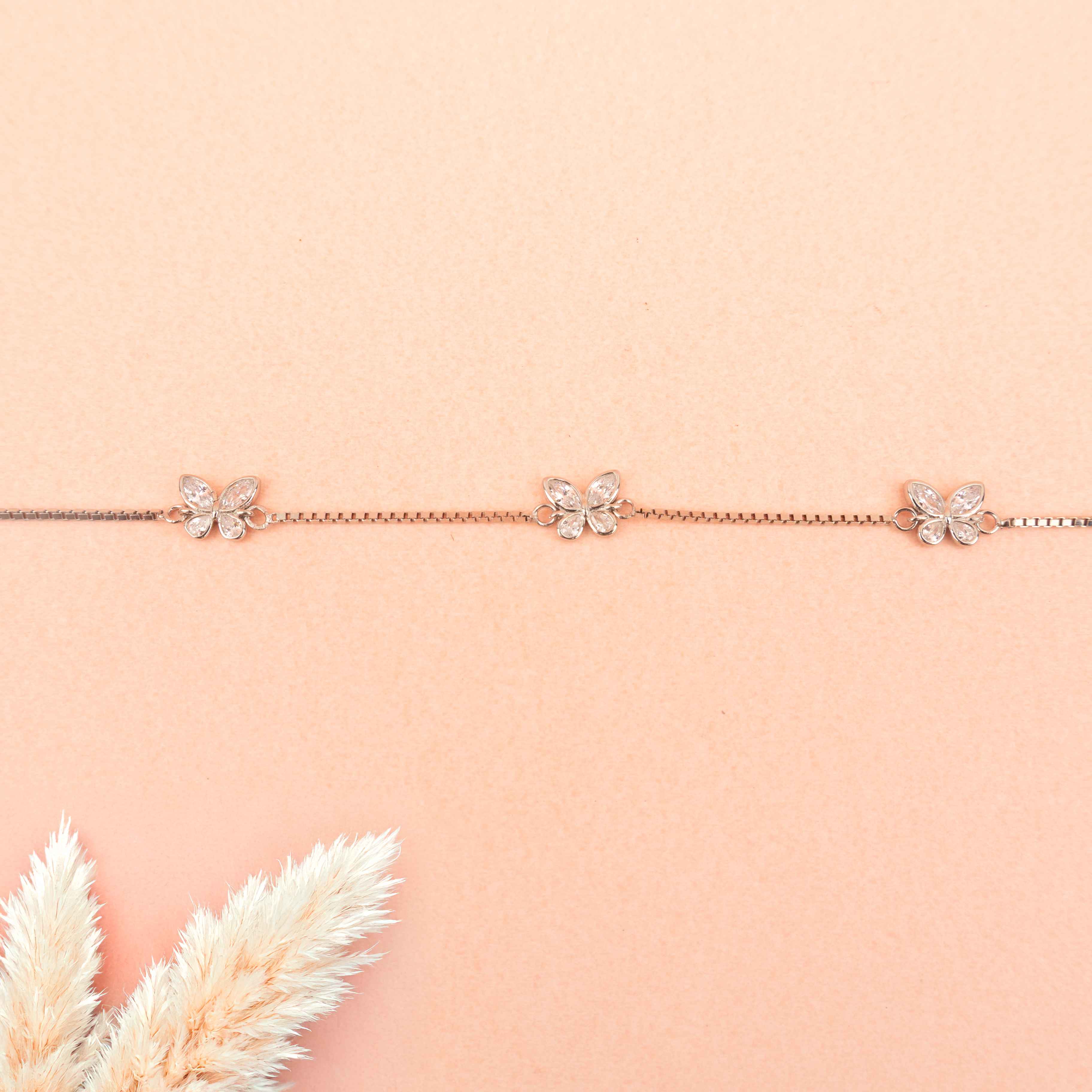 Adya Elegant Butterfly Anklet