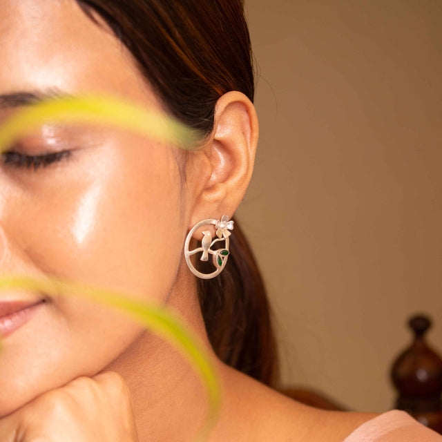 Adya Enchanted Bird Earring