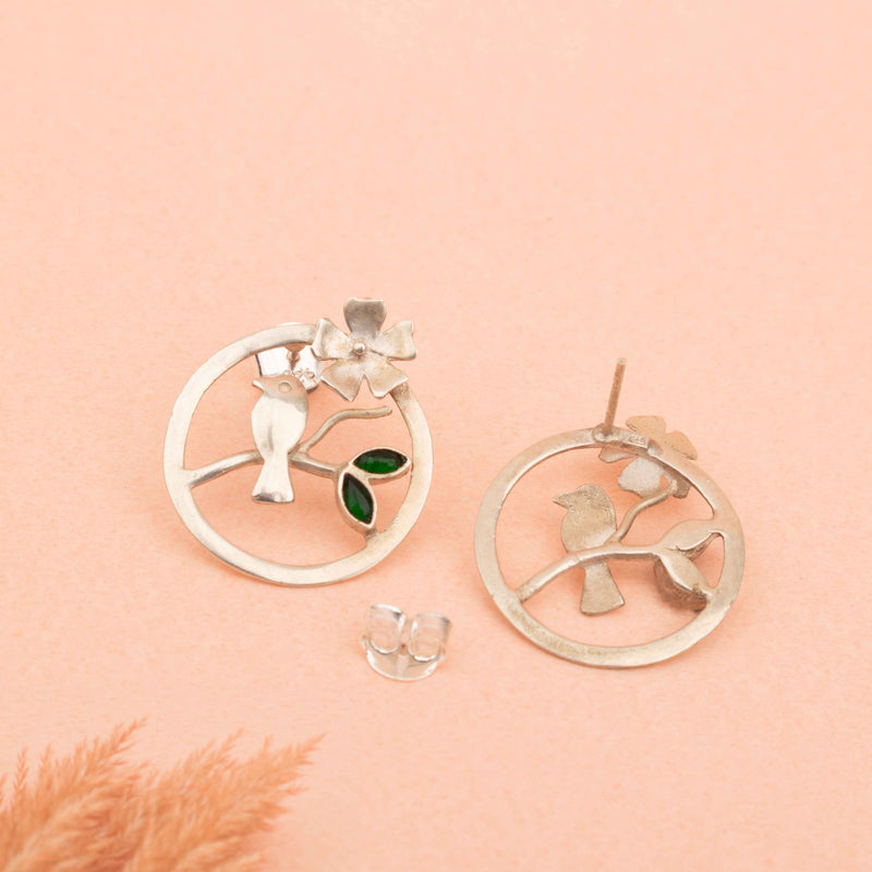 Adya Enchanted Bird Earring