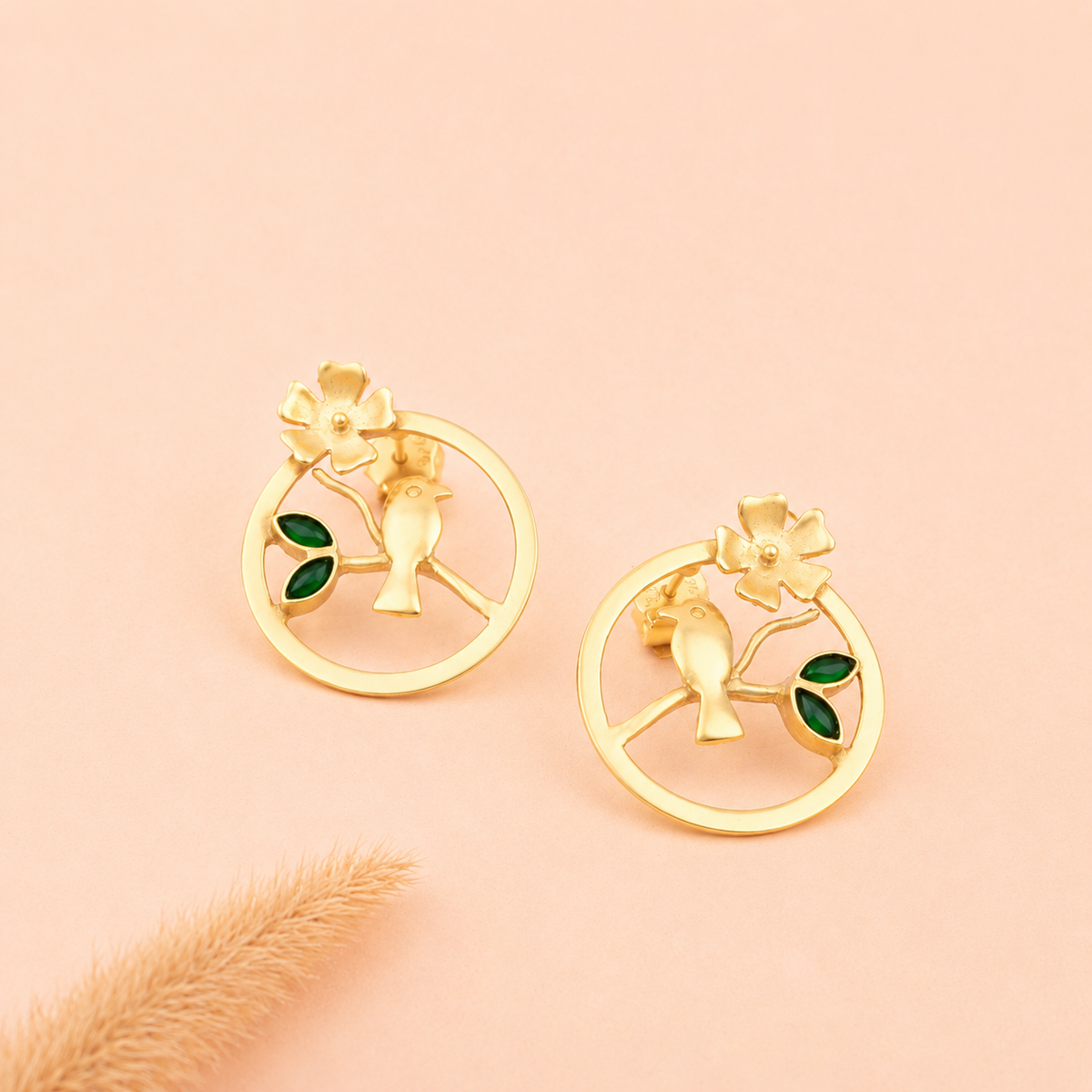 Adya Enchanted Bird Earring