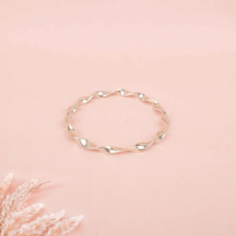 Adya Fine Spiral Everyday Bangle