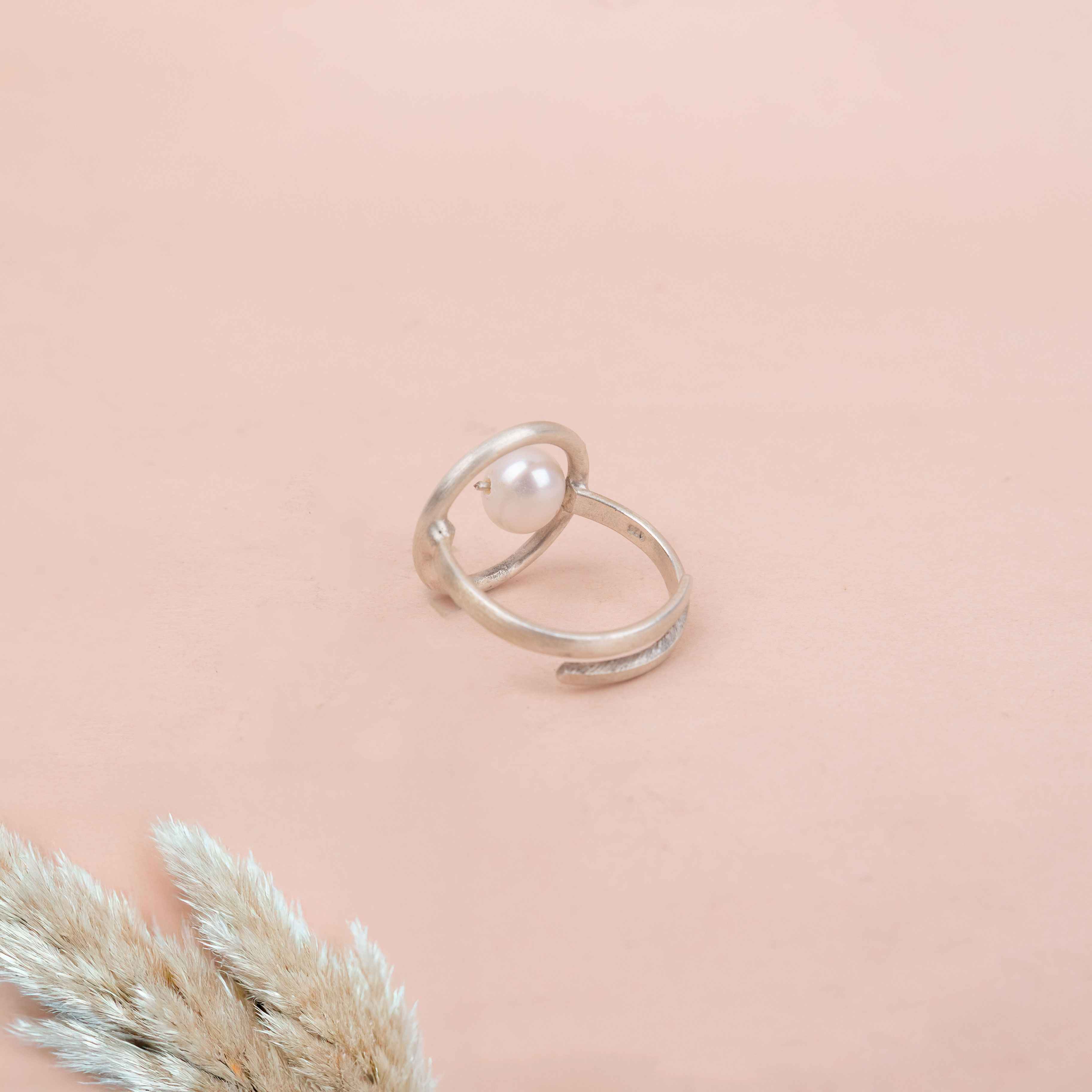Adya Halo Pearl Ring
