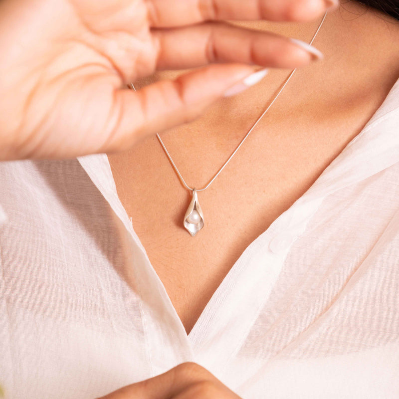 Adya Pearl Embrace Necklace Earring Ring Set
