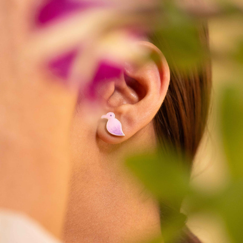 Adya Pihu Enamel Stud Earring