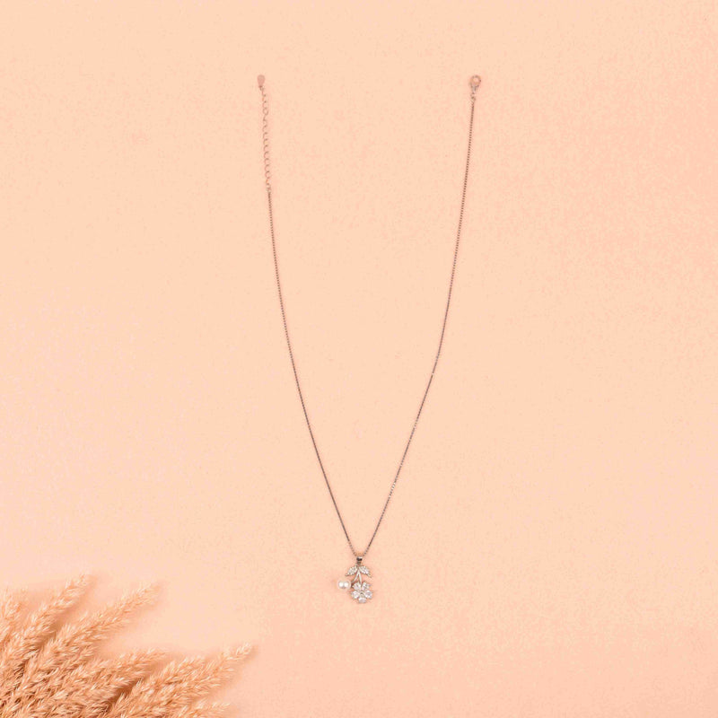 Adya Soft Bloom Pearl Necklace