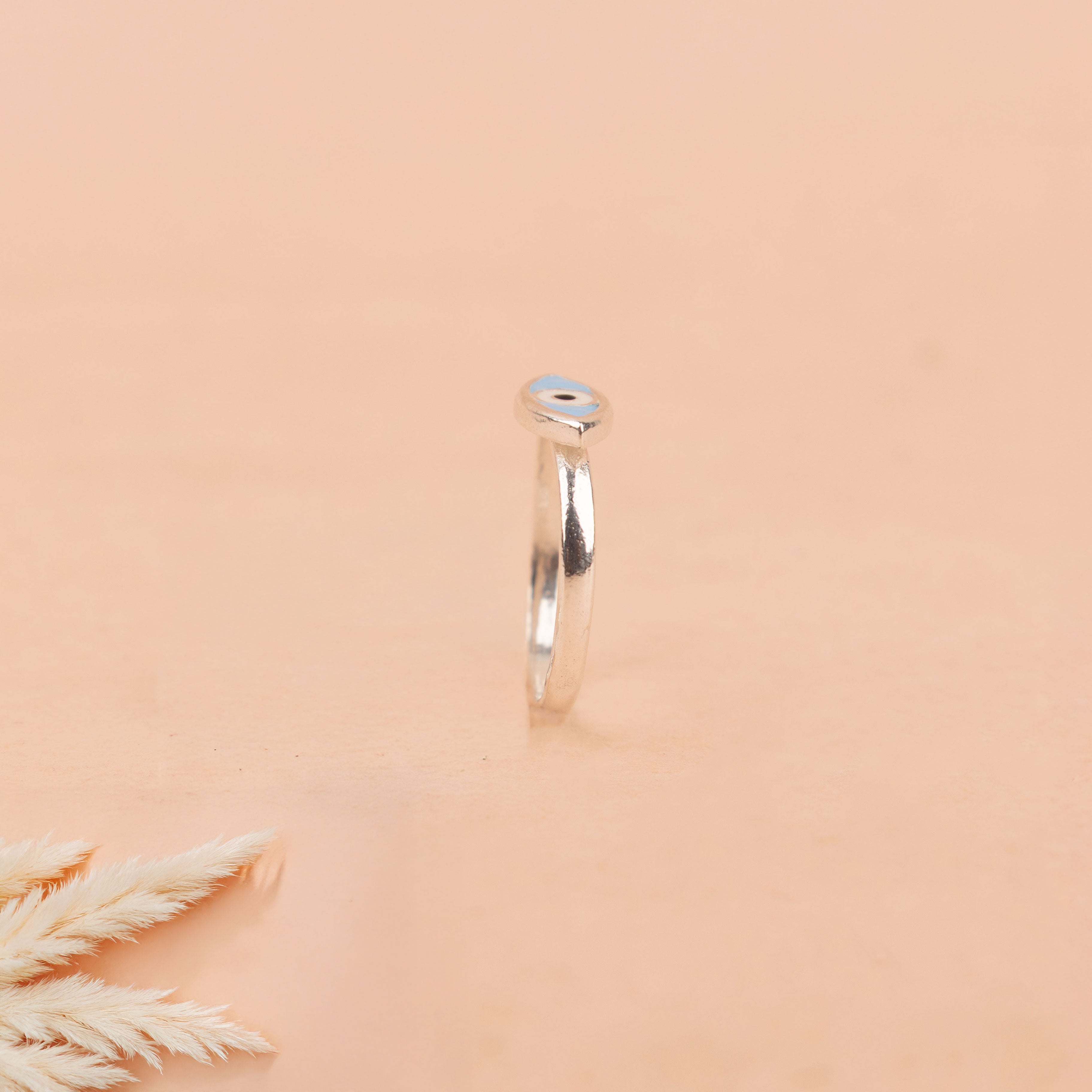 Adya Blue Nazar Midi Ring