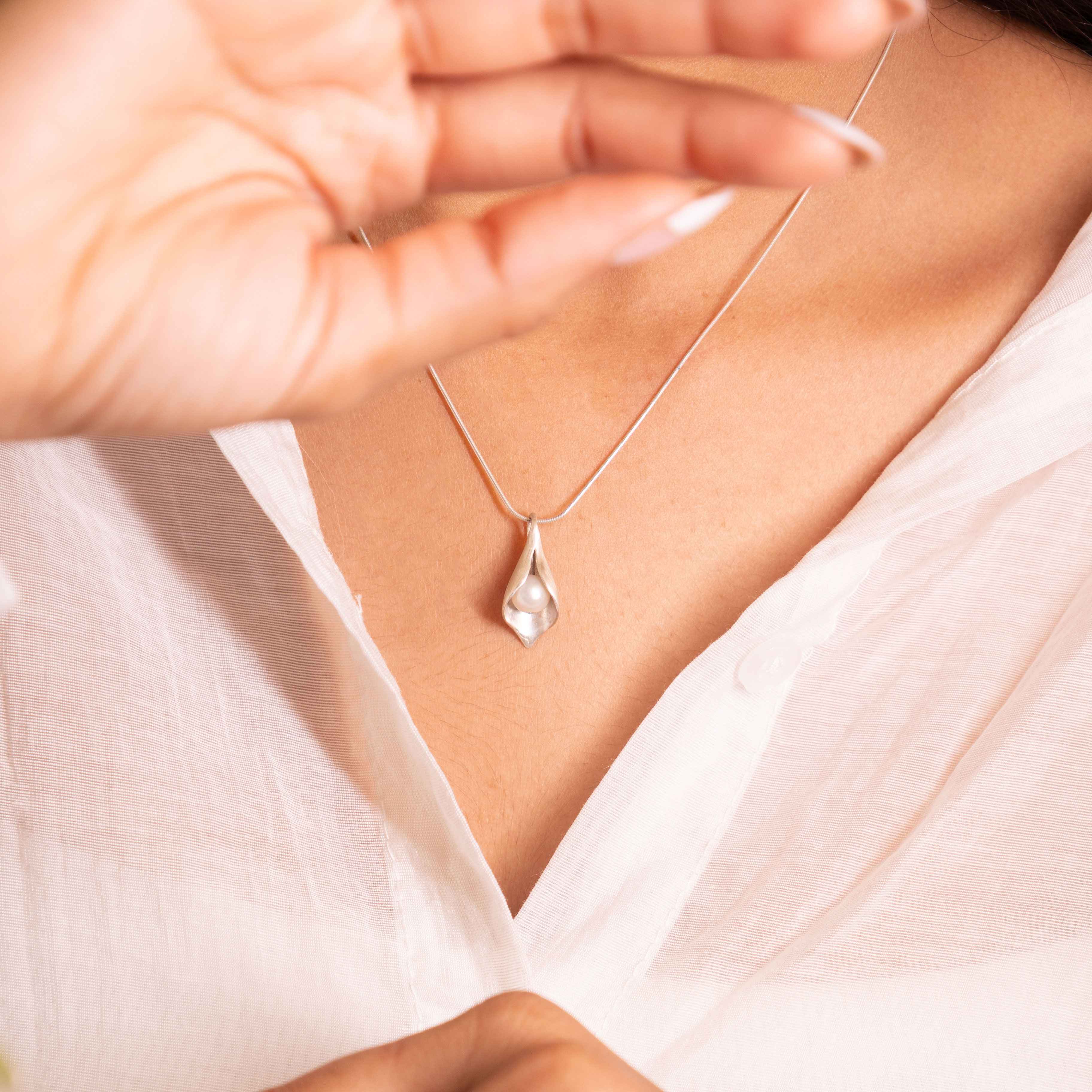 Adya Pearl Embrace Pendant