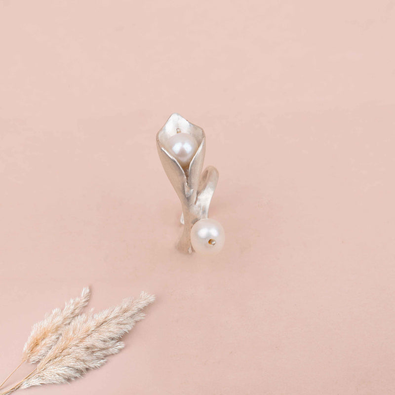 Adya Pearl Embrace Ring