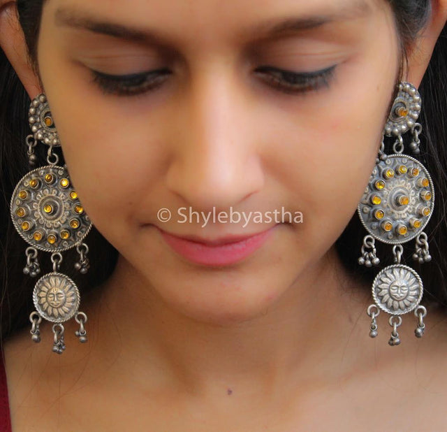 Anvaya 3 Layered Surya Hangings