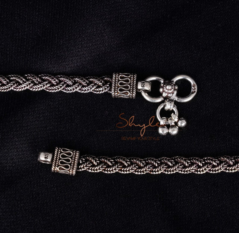 Adya Intricate Braid Knot Everyday Anklet
