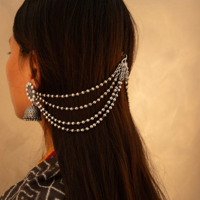Anvaya Classic Four Layer Ball Earchain