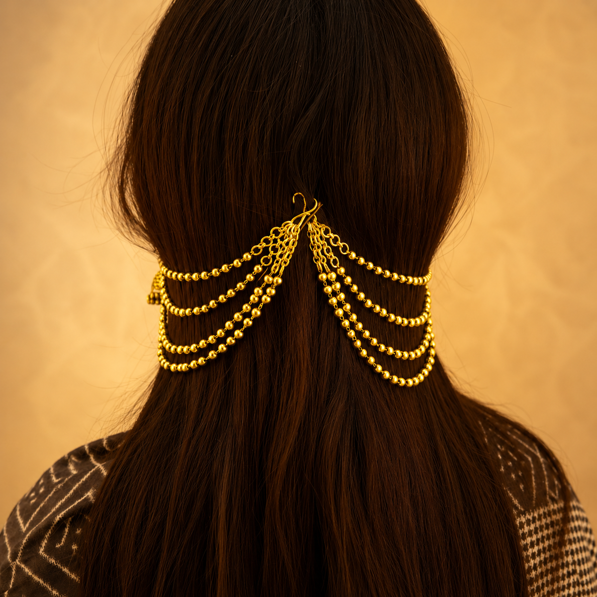 Anvaya Classic Four Layer Ball Earchain