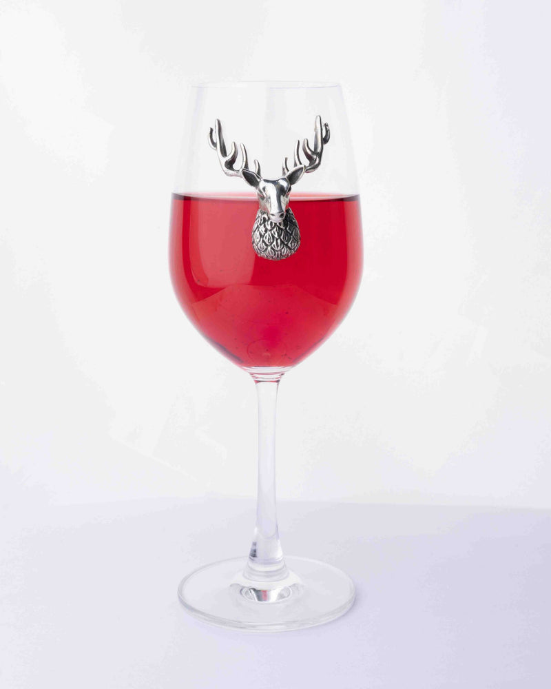 The Mystic Deer Wine Glass