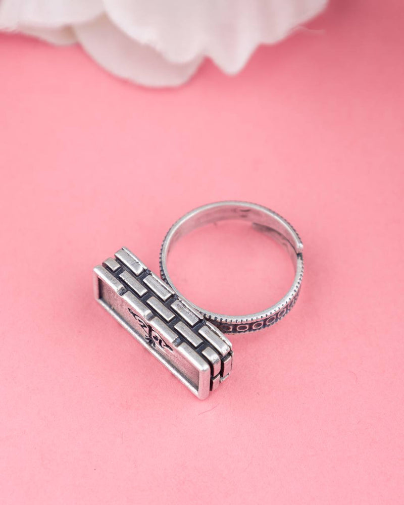 Anvaya Shri Ram Brick Auspicious Ring