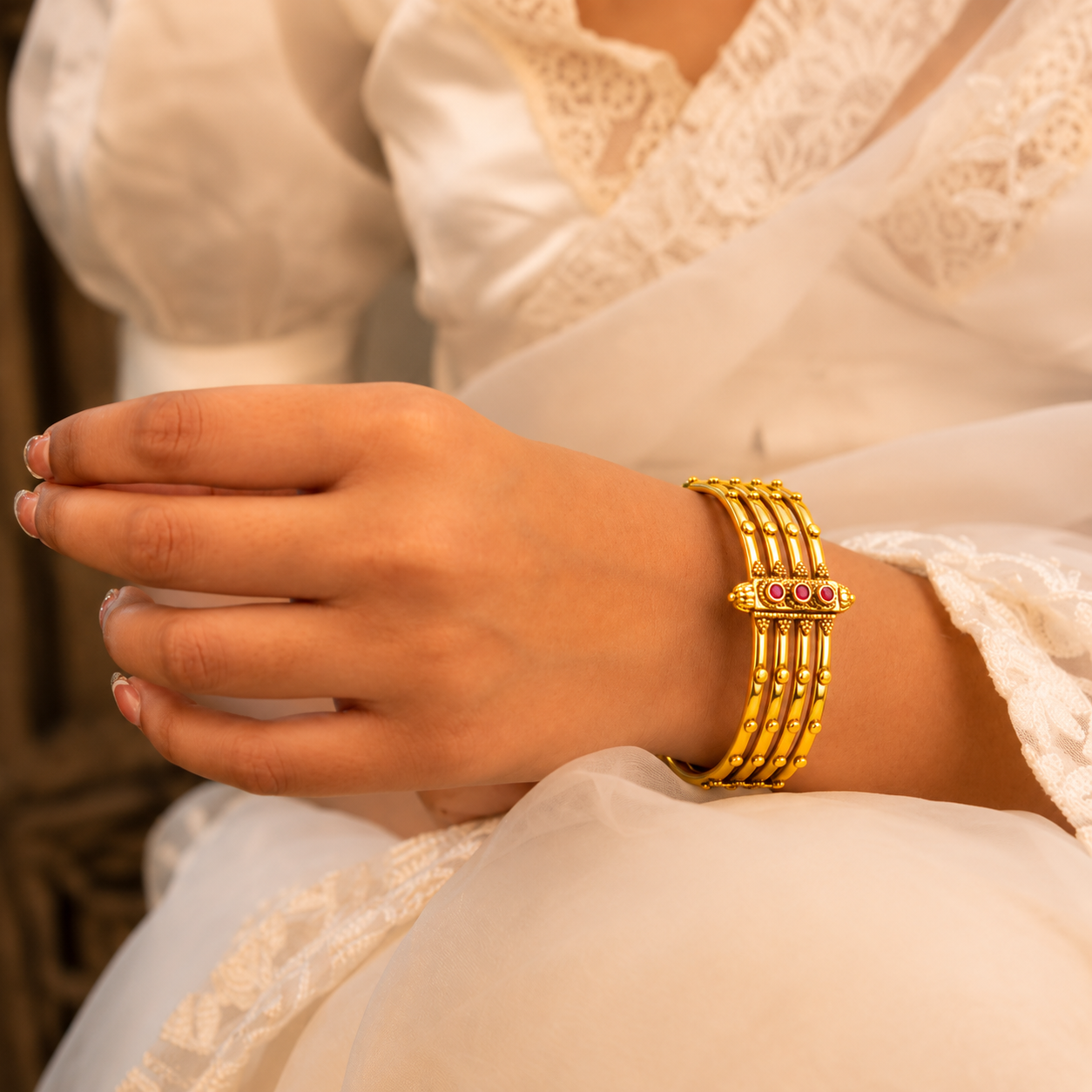 Anvaya Timeless Layered Kada