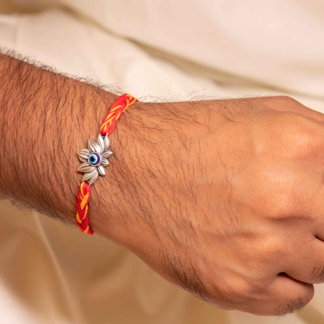 Anvaya Lotus Evil Eye Rakhi