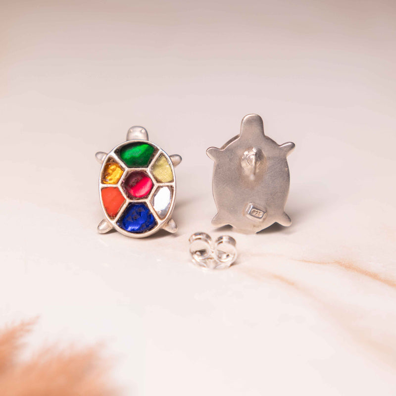 Anvaya Shaahi Tortoise Jadau Earrings