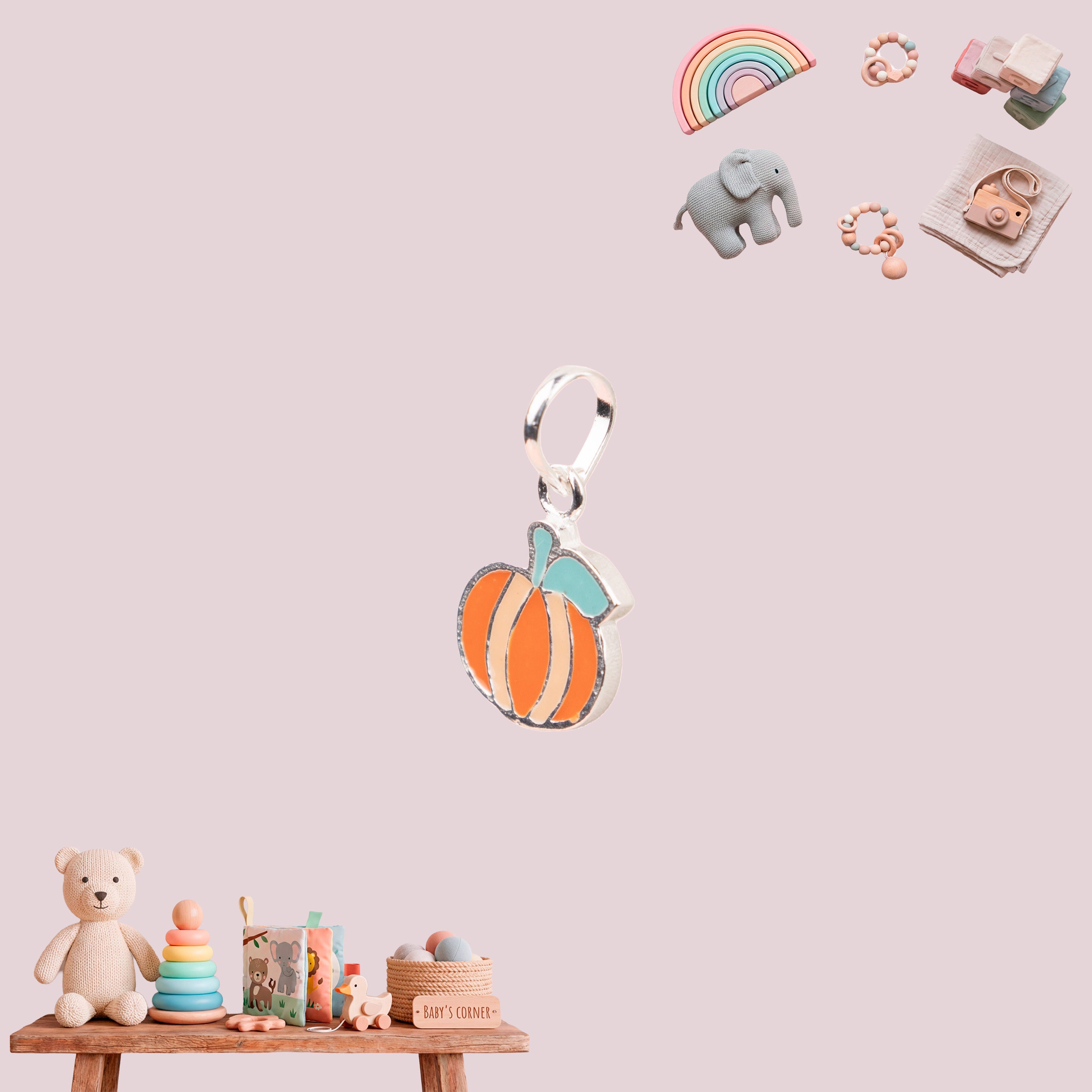 Autumn Pumpkin Pendant