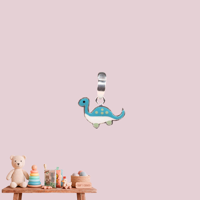 Blue Dino Pendant