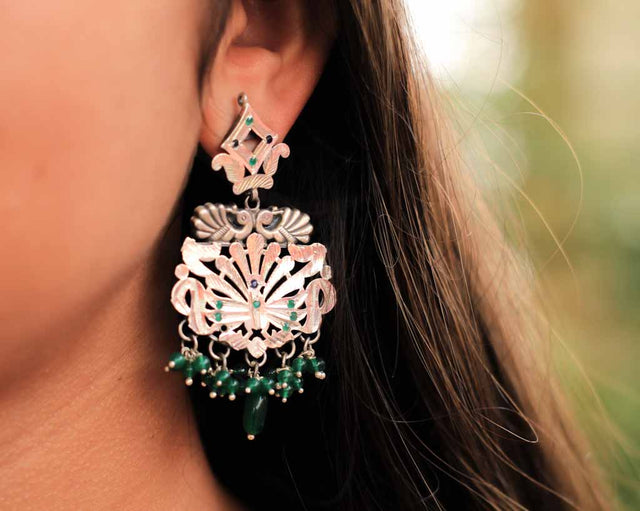 Tattva Jodhpuri Art Earrings
