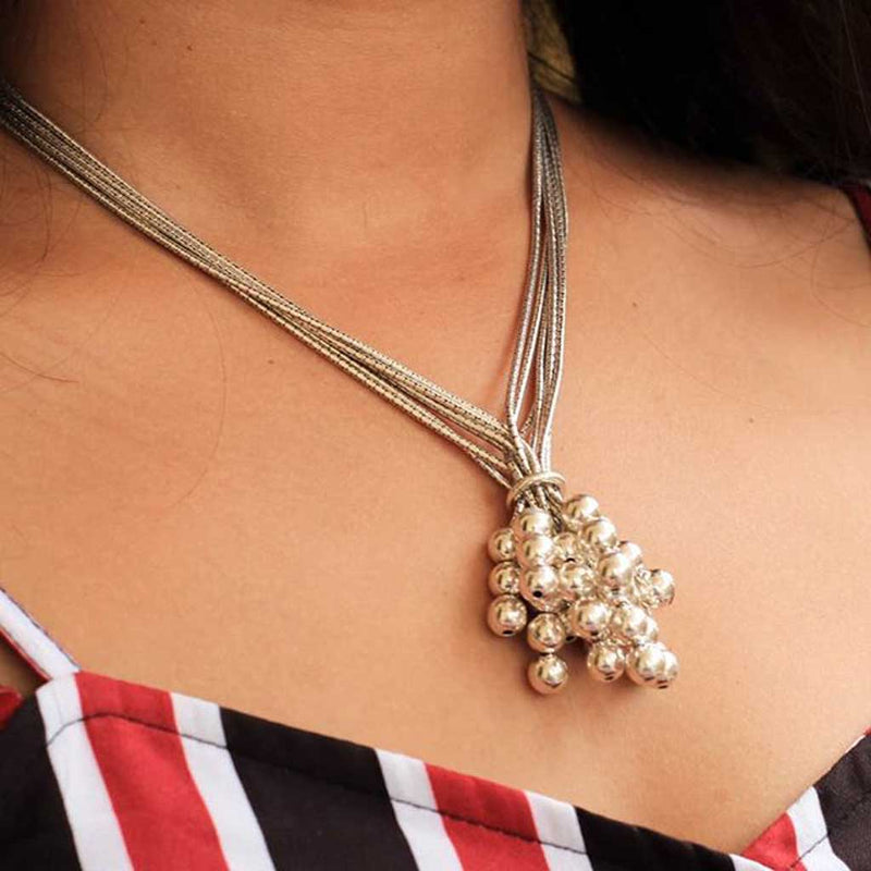 Moh Ball Stacked Necklace