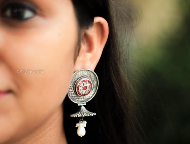 Mizoya Pearl Drop Umbrella Earrings