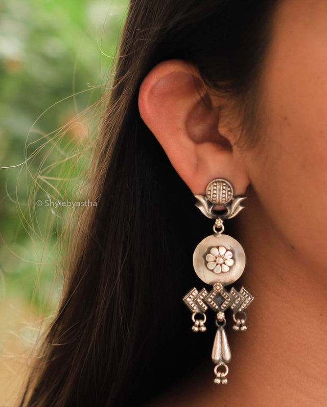 Anvaya Vintage Art Inspired Earrings
