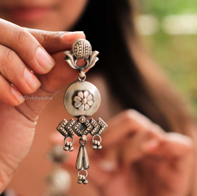 Anvaya Vintage Art Inspired Earrings