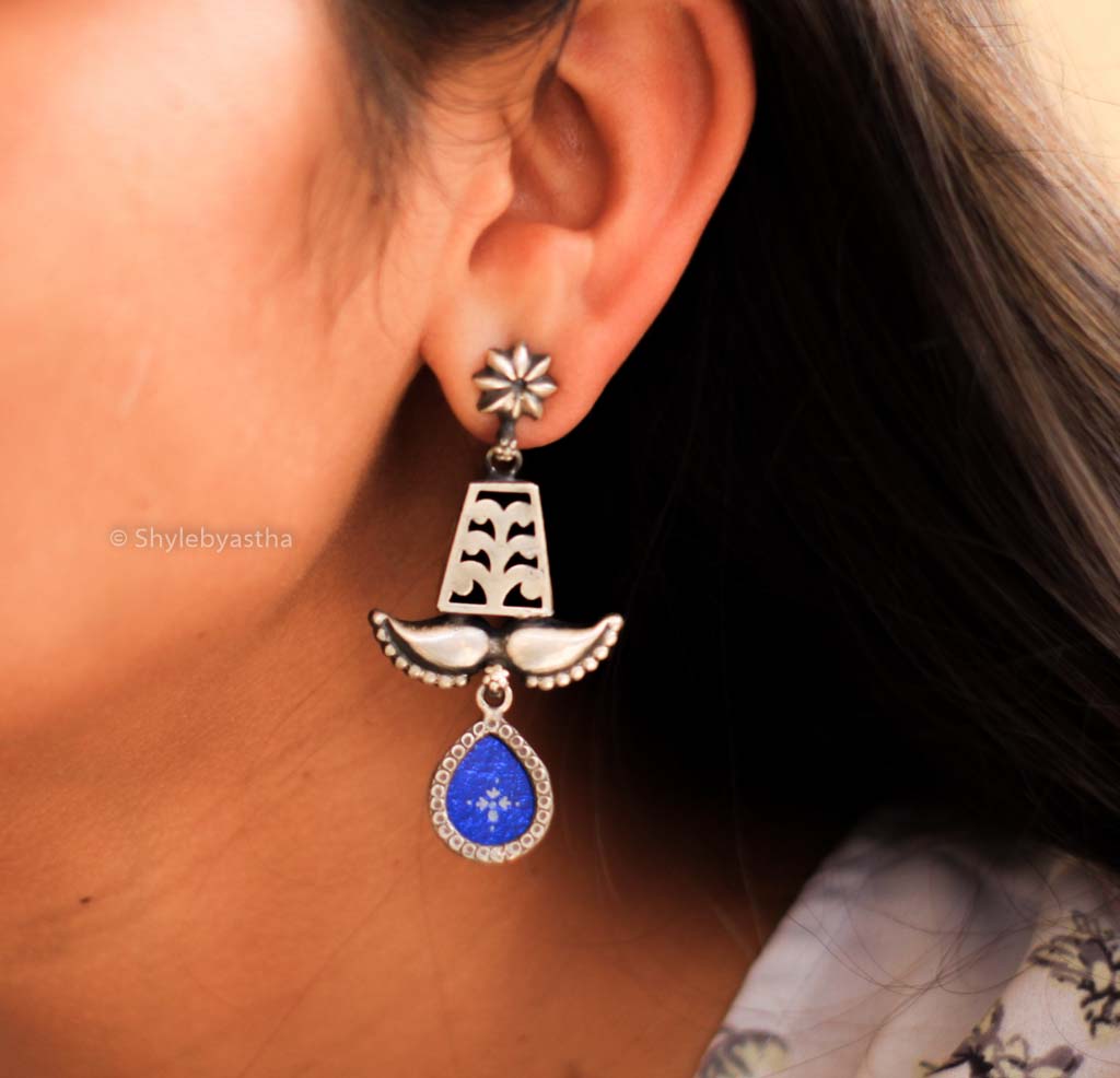 Dulari Handpainted Classic Earrings