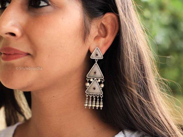 Maahi Layered Ghughri Earrings