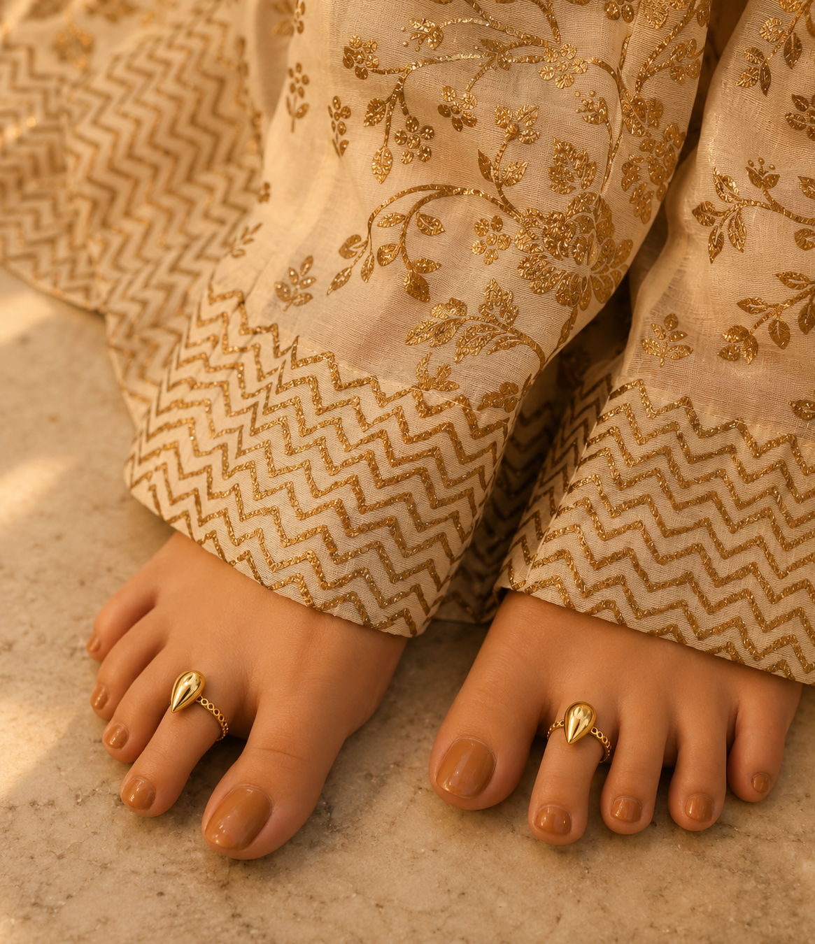 Adya Fine Boond Toe Ring