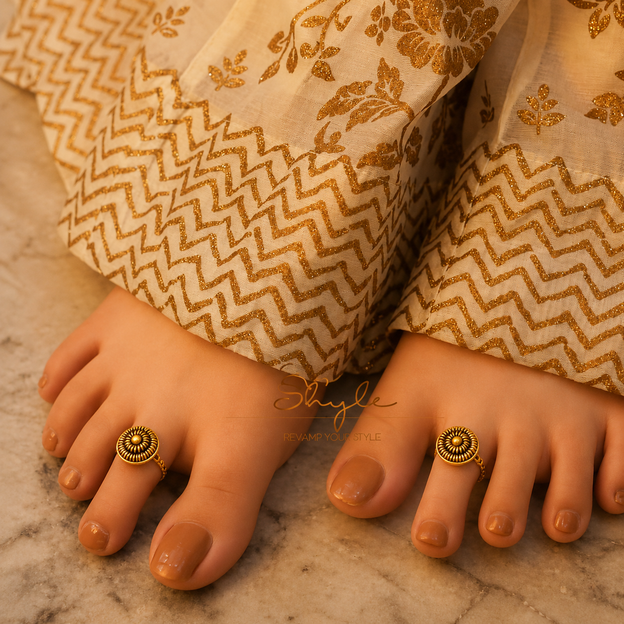 Adya Intricate Everyday Toe Ring